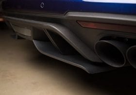Roush Performance 2018-2021 Ford Mustang Rear Valance Aero Foil Kit - Image 1