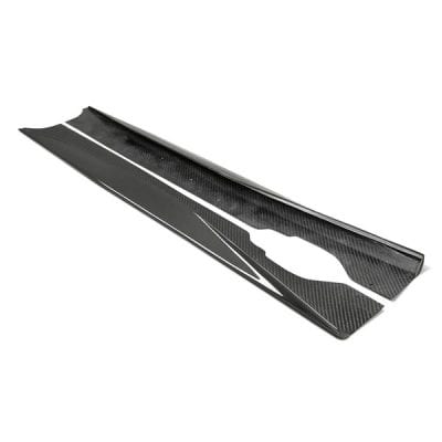 Anderson Composites 2020-2024 Chevrolet Corvette C8 Carbon Fiber Side Skirt Extensions