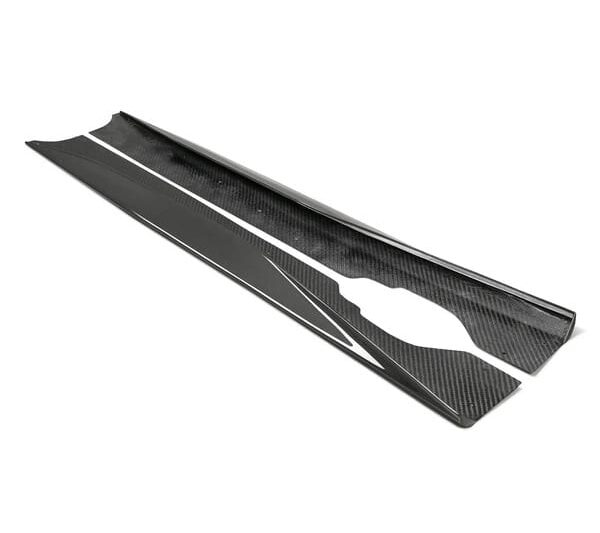 Anderson Composites 2020-2024 Chevrolet Corvette C8 Carbon Fiber Side Skirt Extensions