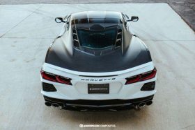 Anderson Composites 2020-2024 Chevrolet Corvette C8 Dry Carbon Fiber Rear Hatch/Deck Lid - Image 3
