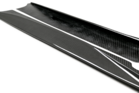 Anderson Composites 2020-2024 Chevrolet Corvette C8 Carbon Fiber Side Skirt Extensions - Image 2