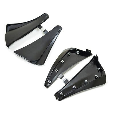EOS 2020-2024 Chevrolet Corvette C8 XL Extended Front & Rear Splash Guards - Unpainted