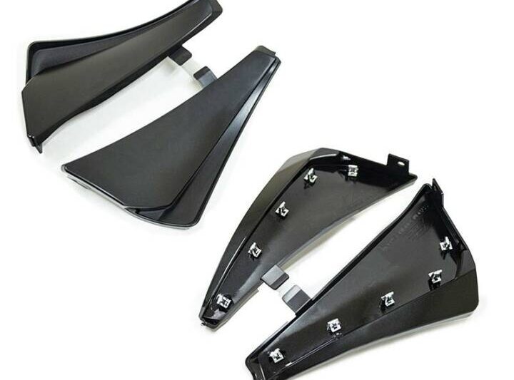 EOS 2020-2024 Chevrolet Corvette C8 XL Extended Front & Rear Splash Guards - Unpainted