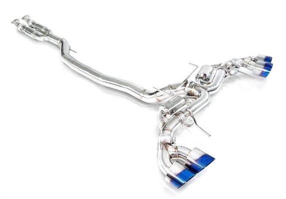 FI Exhaust 2009-2021 Nissan GT-R Valvetronic Exhaust with Quad Tips Ultimate Power Version 101mm