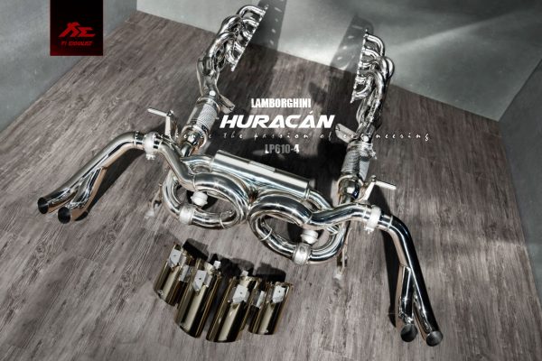Fi Exhaust 2015-2019 Lamborghini Huracan LP610-4 / LP580-2 Cat-Back Valvetronic Exhaust with Quad Tips