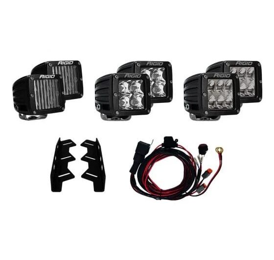 Rigid Industries 2017-2020 Ford Raptor Triple Fog Light Kit