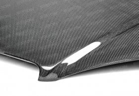 Seibon Carbon -Benz W204 C-Class OEM-Style Carbon Fiber Hood - Image 2