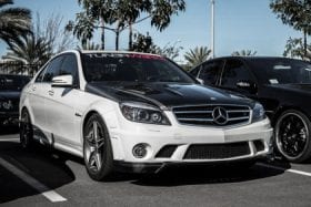Seibon Carbon -Benz W204 C63 AMG GT-Style Carbon Fiber Hood - Image 4
