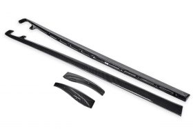 EOS 2005-2013 Chevrolet Corvette C6 GS Z06 Side Skirts Rocker Panels - Hydro Dipped Carbon Fiber - Image 2