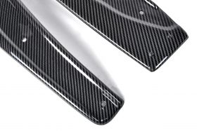 EOS 2005-2013 Chevrolet Corvette C6 GS Z06 Side Skirts Rocker Panels - Hydro Dipped Carbon Fiber - Image 3