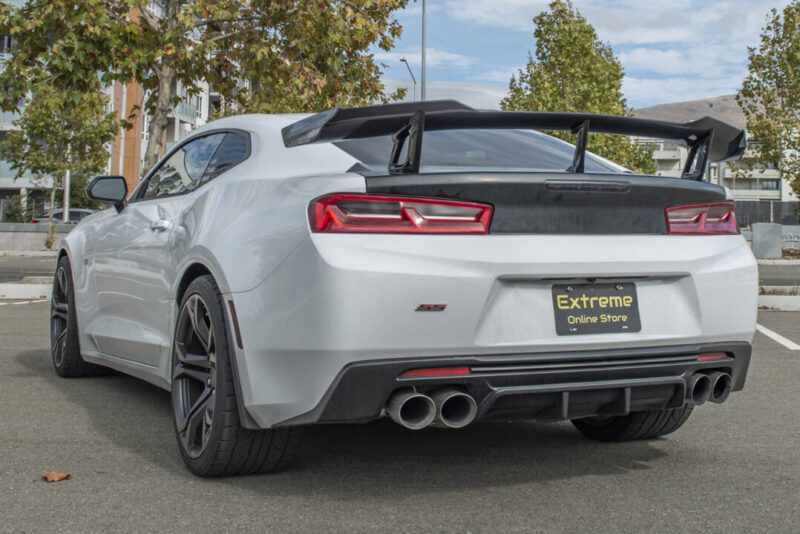 EOS 2016-2018 Chevrolet Camaro | ZL1 1LE Carbon Fiber Rear Trunk Wing Spoiler W/ Rear Spoiler Camera Option - Image 5
