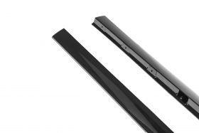 EOS 2005-2013 Chevrolet Corvette C6 Base ZR1 Side Skirts Rocker Panels – Glossy Black - Image 1