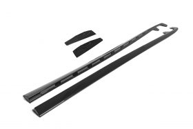 EOS 2005-2013 Chevrolet Corvette C6 Base ZR1 Side Skirts Rocker Panels – Glossy Black - Image 2
