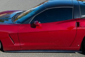 EOS 2005-2013 Chevrolet Corvette C6 Base Carbon Fiber Side Skirts Rocker Panels - Image 2