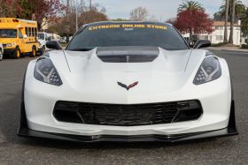 EOS 2014-2019 Chevrolet Corvette C7 Stage 3.5 ZR1 Conversion Front Side Winglets - Carbon Flash - Image 5