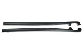 EOS 2005-2013 Chevrolet Corvette C6 Grand Sport / Z06 Side Skirts Rocker Panels – Primer Black - Image 3