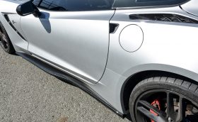 EOS 2014-2019 Chevrolet Corvette C7 Stage 3.5 Front Splitter & Side Skirts - Image 6