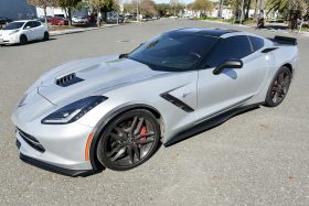 EOS 2014-2019 Chevrolet Corvette C7 Stage 3.5 Front Splitter & Side Skirts - Image 7