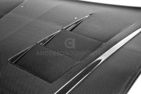 Anderson Composites 2011-2014 Dodge Charger Type-TS Carbon Fiber Heat Extractor Hood - Image 2