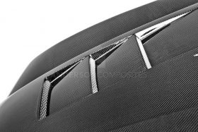 Anderson Composites 2011-2014 Dodge Charger Type-TS Carbon Fiber Heat Extractor Hood - Image 3