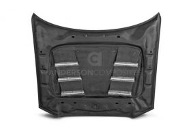 Anderson Composites 2011-2014 Dodge Charger Type-TS Carbon Fiber Heat Extractor Hood - Image 6
