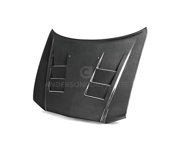 Anderson Composites 2011-2014 Dodge Charger Type-TS Carbon Fiber Heat Extractor Hood