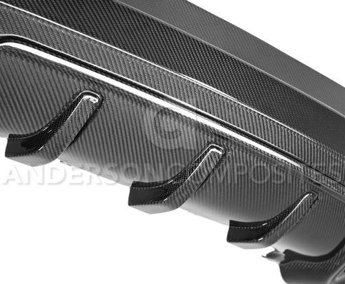 Anderson Composites 2014 2015 Chevrolet Camaro Type Z28 Carbon Fiber Rear Valance 3