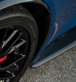Anderson Composites 2014-2019 Chevrolet Corvette C7 Carbon Fiber Front Mud Guards - Image 2