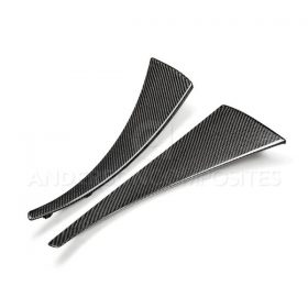 Anderson Composites 2014-2019 Chevrolet Corvette C7 Carbon Fiber Rear Mud Guards - Image 1