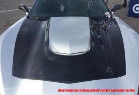 Anderson Composites 2014-2019 Chevrolet Corvette C7 Stingray Type-VS Dry Carbon Fiber Hood - Image 5