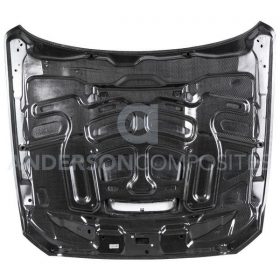 Anderson Composites 2015-2020 Ford Mustang Shelby GT350 Double Sided Carbon Fiber Hood - Image 6