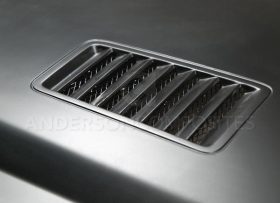 Anderson Composites 2015-2017 Ford Mustang Super Snake Style Fiberglass Hood - Image 2