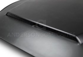 Anderson Composites 2015-2017 Ford Mustang Super Snake Style Fiberglass Hood - Image 3