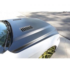 Anderson Composites 2015-2017 Ford Mustang Super Snake Style Fiberglass Hood - Image 4