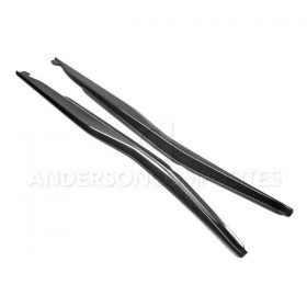 Anderson Composites 2015-2019 Chevrolet Corvette C7 Z06 Carbon Fiber Side Skirts - Image 1