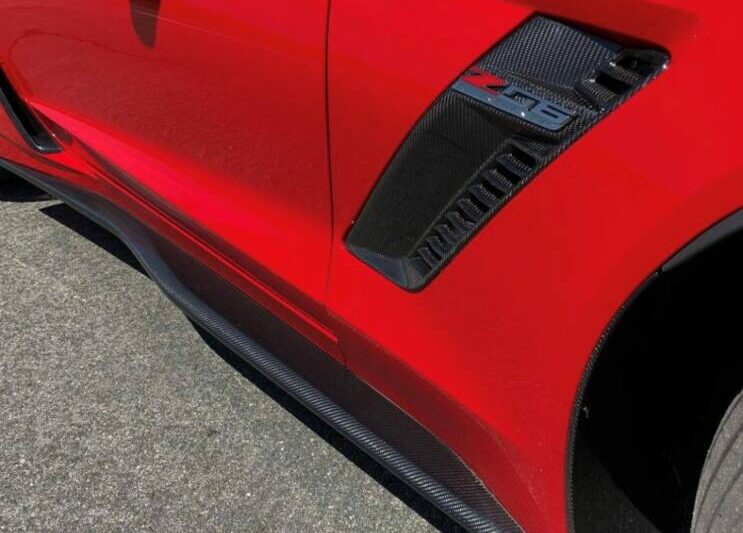 Anderson Composites 2015-2019 Chevrolet Corvette C7 Z06 Carbon Fiber Side Skirts