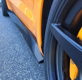 Anderson Composites 2015-2023 Ford Mustang Carbon Fiber Type-AR Side Skirts - Image 1