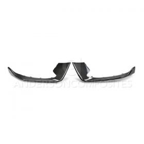 Anderson Composites 2015-2020 Ford Mustang Shelby GT350 Carbon Fiber Bumper Inserts - Image 3