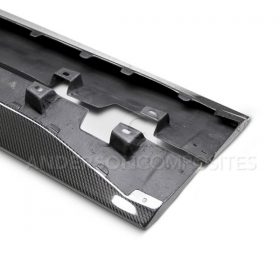 Anderson Composites 2015-2020 Ford Mustang Shelby GT350 Carbon Fiber Side Rocker Panel Splitters - Image 4