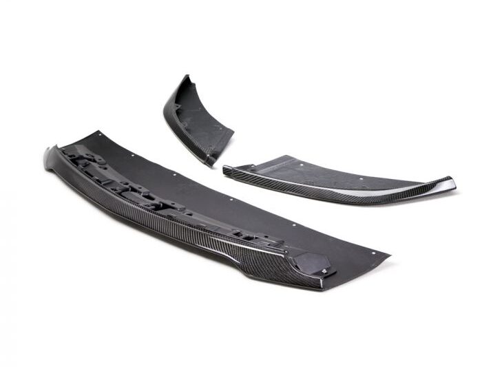 Anderson Composites 2015-2020 Ford Mustang Shelby GT350 Carbon Fiber Front Splitter (3 Piece)