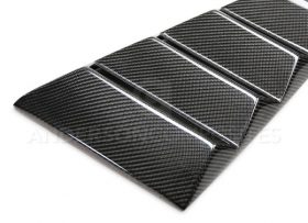 Anderson Composites 2015-2021 Ford Mustang Type-V Style Carbon Fiber Vented Side Window Louvers - Image 5