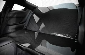 Anderson Composites 2015-2022 Ford Mustang Carbon Fiber Rear Seat Delete - Image 1