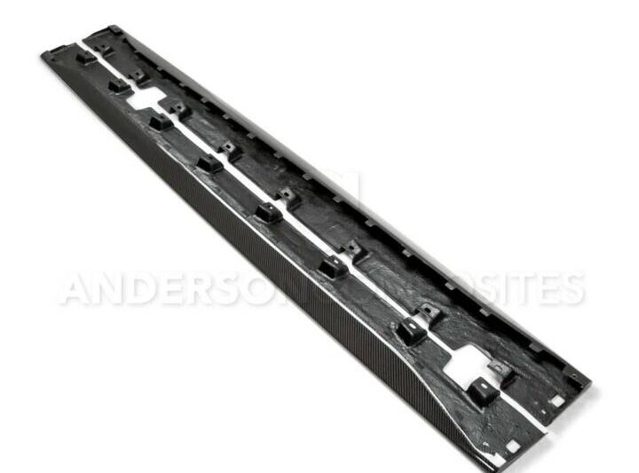 Anderson Composites 2015-2021 Ford Mustang Carbon Fiber Type-OE Side Skirts Rocker Panels