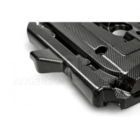 Anderson Composites 2015-2021 Ford Mustang EcoBoost Carbon Fiber Engine Cover - Image 2