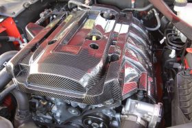 Anderson Composites 2015-2021 Ford Mustang EcoBoost Carbon Fiber Engine Cover - Image 4