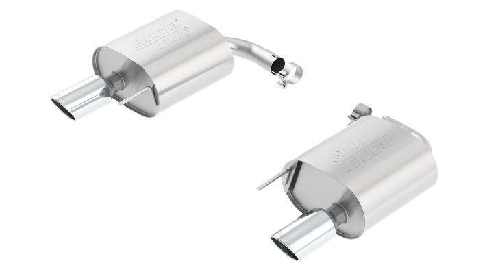 Borla Exhaust 2015-2023 Ford Mustang EcoBoost ATAK Axle-Back Exhaust - Chrome Tips