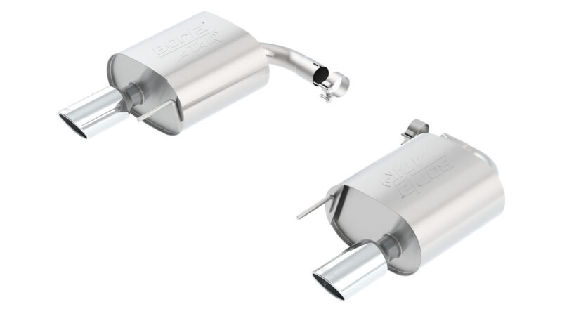 Borla Exhaust 2015-2023 Ford Mustang EcoBoost ATAK Axle-Back Exhaust - Chrome Tips