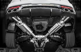 MagnaFlow Kia Stinger V6 3.3L Stainless Cat Back Perf Exhaust (Reuse Fascia Tips) - Image 2