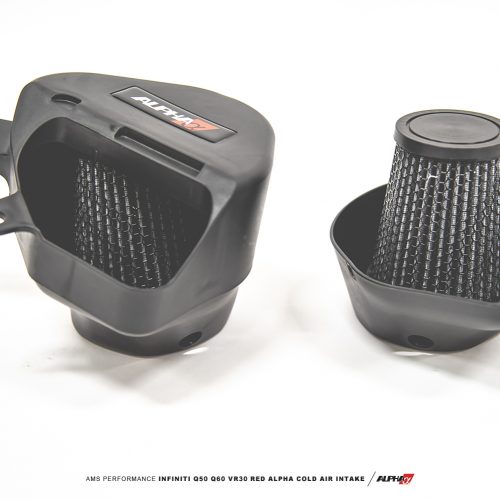 AMS Performance 2016 2021 INFINITI Q50 Q60 Red Alpha Cold Air Intake Kit 1