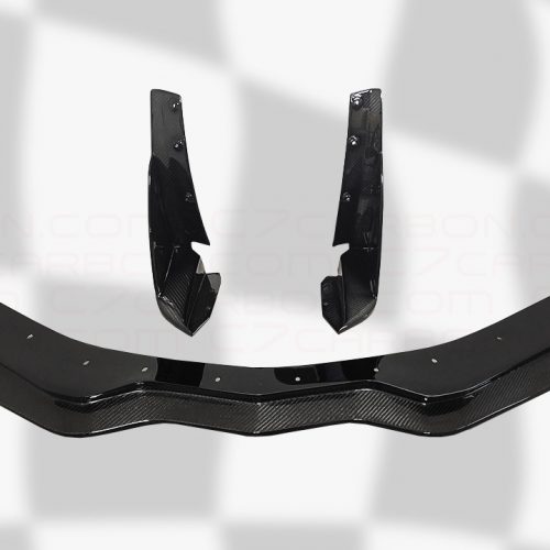 C7 Carbon 2014 2019 Chevrolet Corvette C7 C7.R Style Carbon Fiber Front Splitter 5 1